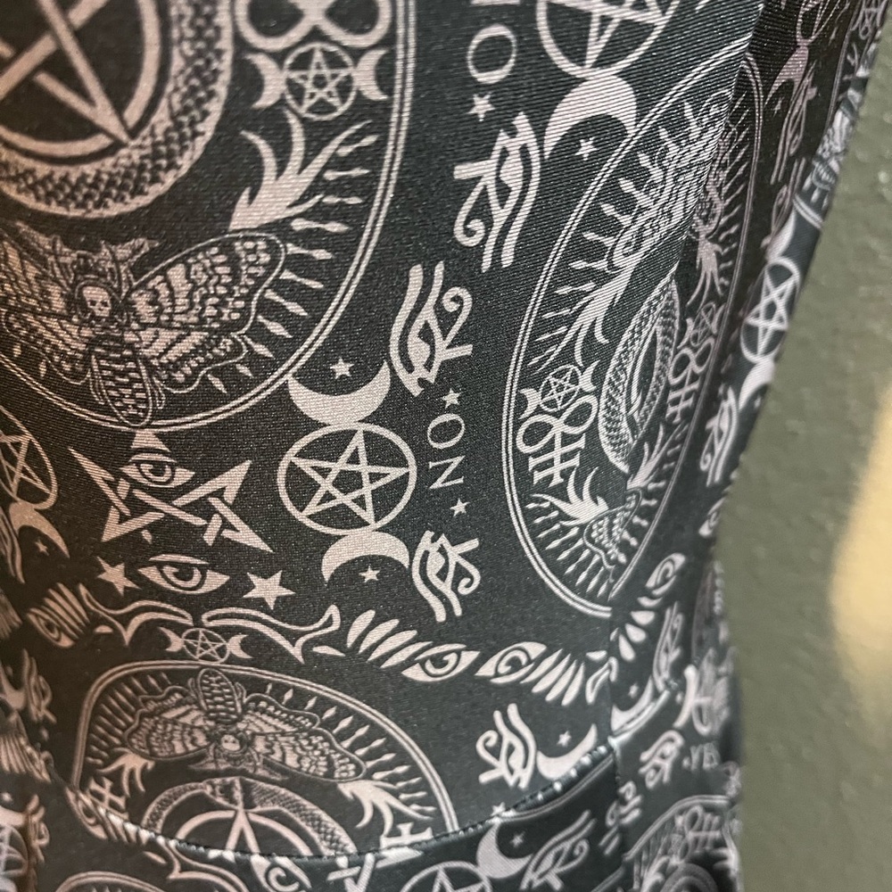 Blackmilk Hex Grey Underbust Dress - Picture 8 of 11
